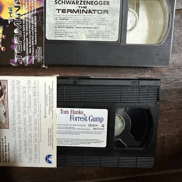 Terminator & Forest Gump VHS tapes - Picture 4 of 4